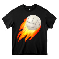 Black volleyball Heavy Core Tee - JahusDesignShop