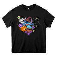 Black stitch heart halloween Heavy Core Tee - AdoDesignShop