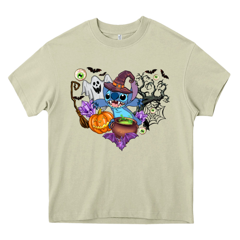 Stitch Heart Halloween Heavy Core Tee by AdoDesignShop | Teevron