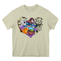 Mossy stitch heart halloween Heavy Core Tee - AdoDesignShop