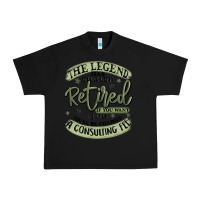 Black the legend has officially retired Urban Heavy Tee - MaliasSmallBusiness