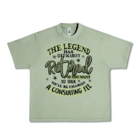 Oil Green the legend has officially retired Urban Heavy Tee - MaliasSmallBusiness