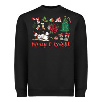 Black merry bright Heavyweight Sweatshirt - MaliasSmallBusiness