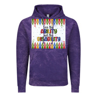 Cloud Purple see the ability not the disability Vintage Hoodie - MaliasSmallBusiness