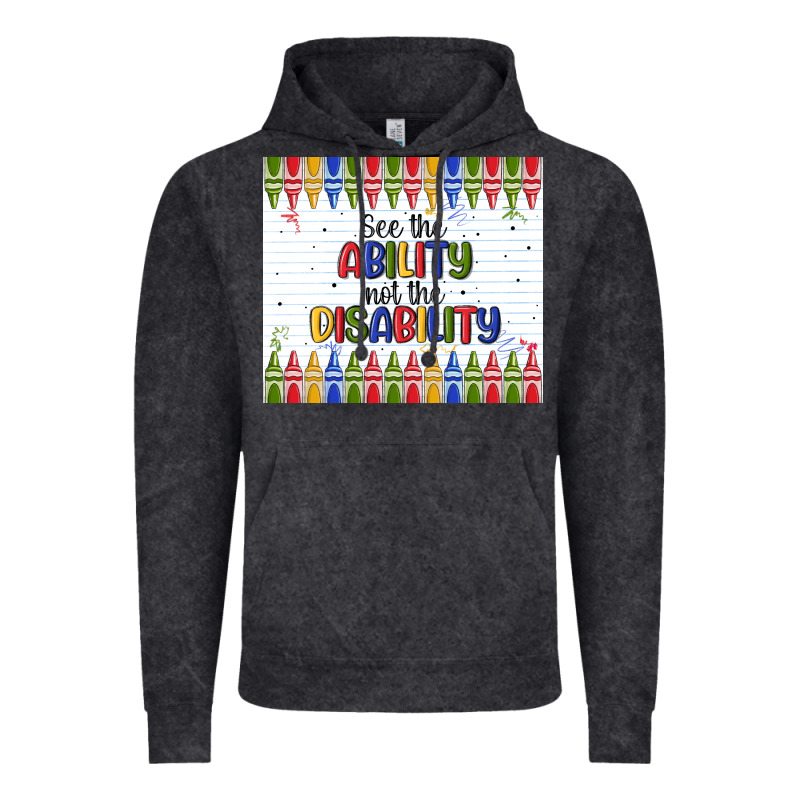 See The Ability Not The Disability Vintage Hoodie by MaliasSmallBusiness | Teevron