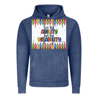 Vintage Denim see the ability not the disability Vintage Hoodie - MaliasSmallBusiness
