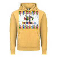 Vintage Mustard see the ability not the disability Vintage Hoodie - MaliasSmallBusiness