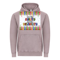 Vintage Zinc see the ability not the disability Vintage Hoodie - MaliasSmallBusiness