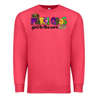 Cardinal mardi gras girl to the core Premium Sweatshirt - CowGirlArtShop