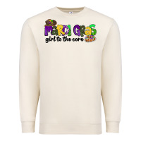 Sandshell mardi gras girl to the core Premium Sweatshirt - CowGirlArtShop