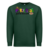 Sports Green mardi gras girl to the core Premium Sweatshirt - CowGirlArtShop