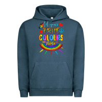 Pigment Midnight Navy Let Your True Colours Shine Urban Hoodie - BundleAndBundleShop