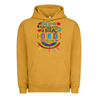 Pigment Peanut Butter Let Your True Colours Shine Urban Hoodie - BundleAndBundleShop