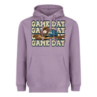Lavender game day baseball Heavyweight Hoodie - HowdyJamesFarm