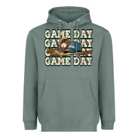 Sage game day baseball Heavyweight Hoodie - HowdyJamesFarm