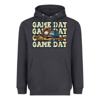 Smoke game day baseball Heavyweight Hoodie - HowdyJamesFarm