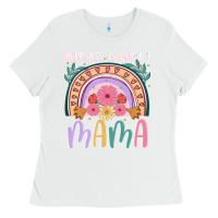 White happiness is being a mama Ladies Tee - JahusDesignShop