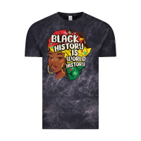 Cloud Black black history is world history Vintage Tee - MaliasSmallBusiness