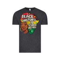 Vintage Black black history is world history Vintage Tee - MaliasSmallBusiness