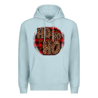 Blue Mist ho ho ho wood slice ornament Premium Hoodie - JahusDesignShop