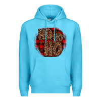 Ocean Blue ho ho ho wood slice ornament Premium Hoodie - JahusDesignShop
