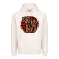 Pale Pink ho ho ho wood slice ornament Premium Hoodie - JahusDesignShop