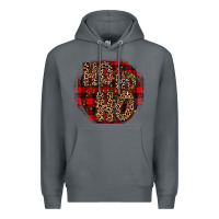 Rock ho ho ho wood slice ornament Premium Hoodie - JahusDesignShop