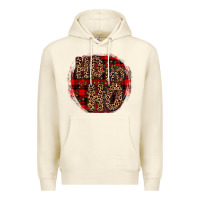 Sandshell ho ho ho wood slice ornament Premium Hoodie - JahusDesignShop