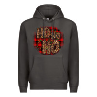 Smoke ho ho ho wood slice ornament Premium Hoodie - JahusDesignShop