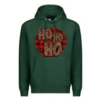 Sports Green ho ho ho wood slice ornament Premium Hoodie - JahusDesignShop