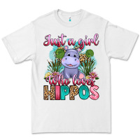 Just A Girl Who Loves Hippos Premium Tee | Teevron