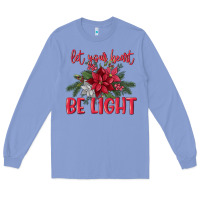 Colony Blue Let your heart be light Long Sleeve Tee - MaliasSmallBusiness