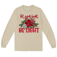 Mushroom Let your heart be light Long Sleeve Tee - MaliasSmallBusiness