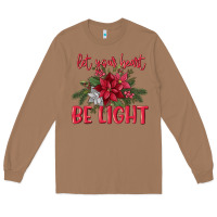 Toasted Coconut Let your heart be light Long Sleeve Tee - MaliasSmallBusiness