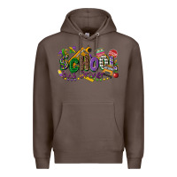 Coffee school bus driver mardi gras Premium Hoodie - CowGirlArtShop
