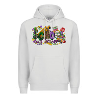Dove Grey school bus driver mardi gras Premium Hoodie - CowGirlArtShop