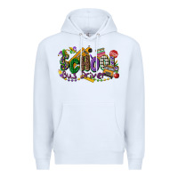 White school bus driver mardi gras Premium Hoodie - CowGirlArtShop