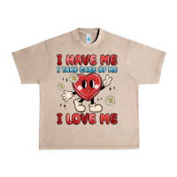 French Oak i have me i take care of me i love me Urban Heavy Tee - MaliasSmallBusiness