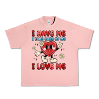 Salmon i have me i take care of me i love me Urban Heavy Tee - MaliasSmallBusiness