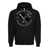 Black Reverse ın Reverse Love Hate Forever By Your Sıde Zipper Hoodie - Bettercallsaul