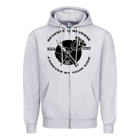 Heather Grey Reverse ın Reverse Love Hate Forever By Your Sıde Zipper Hoodie - Bettercallsaul