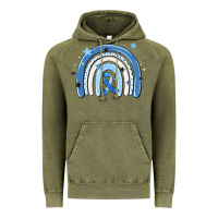 Vintage Olive in april wear blue autism awareness Vintage Hoodie - MaliasSmallBusiness