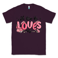 Plum oh how he loves us Classic Tee - MaliasSmallBusiness