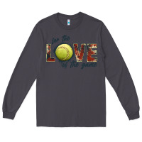 Smoke softball love of the game Long Sleeve Tee - JahusDesignShop