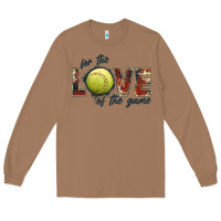 Toasted Coconut softball love of the game Long Sleeve Tee - JahusDesignShop