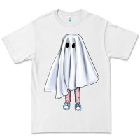 White cute ghost Premium Tee - BundleAndBundleShop