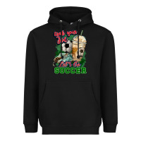 Black Grab your joe let's go Soccer Heavyweight Hoodie - HowdyJamesFarm