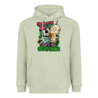 Matcha Grab your joe let's go Soccer Heavyweight Hoodie - HowdyJamesFarm