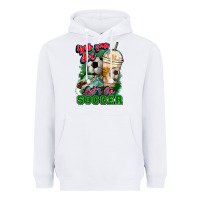 White Grab your joe let's go Soccer Heavyweight Hoodie - HowdyJamesFarm