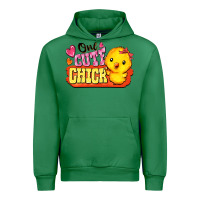 Emerald one cute chick Urban Hoodie - FaDigitalArtStudio